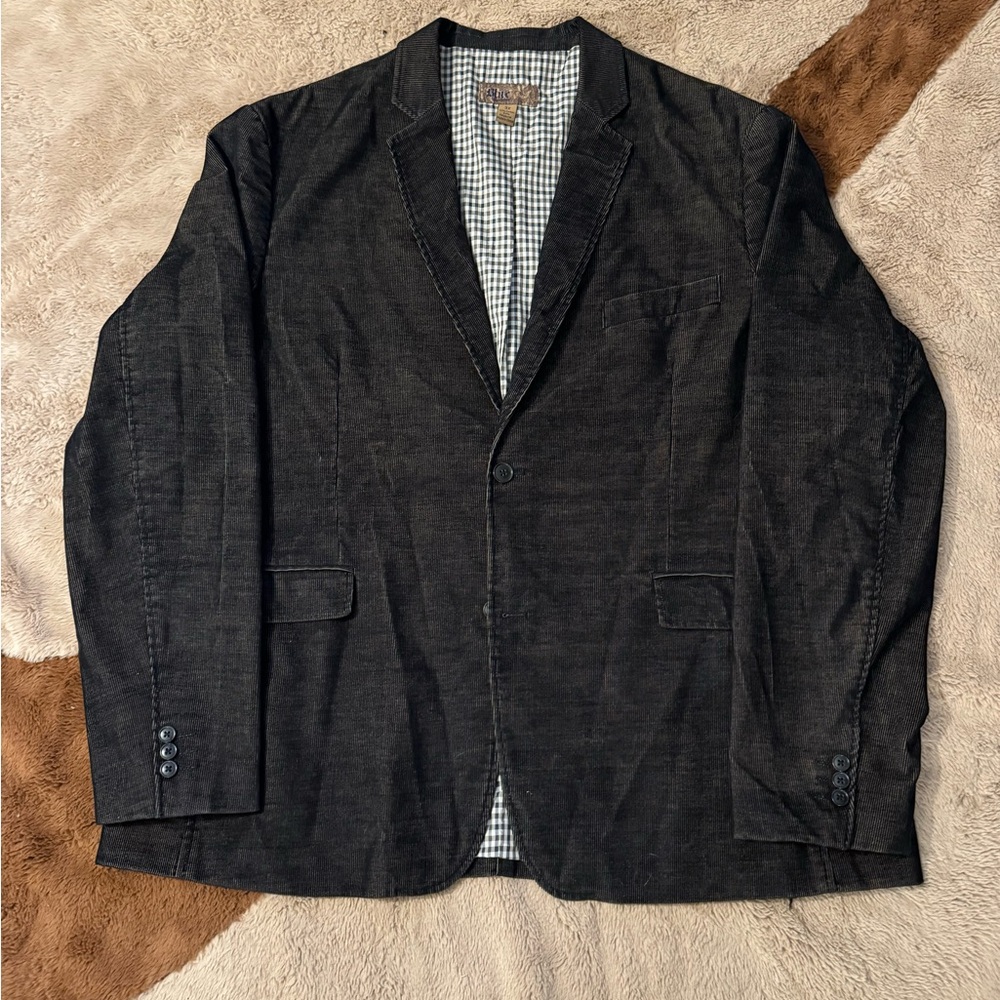 Classic Black Men's corduroy Blazer